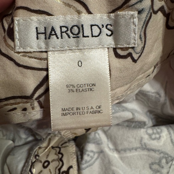 Women’s Harold’s Size 0 Floral Trouser Pants - Picture 9 of 9